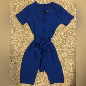 NWOT Blue Bodycon Romper